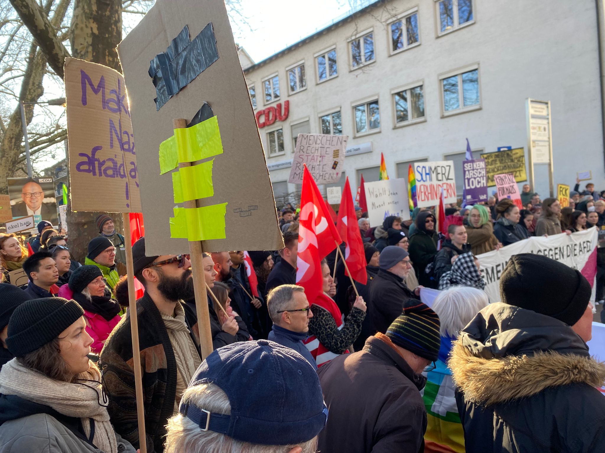 Feministische Demo für Sorgearbeit ✊♀️